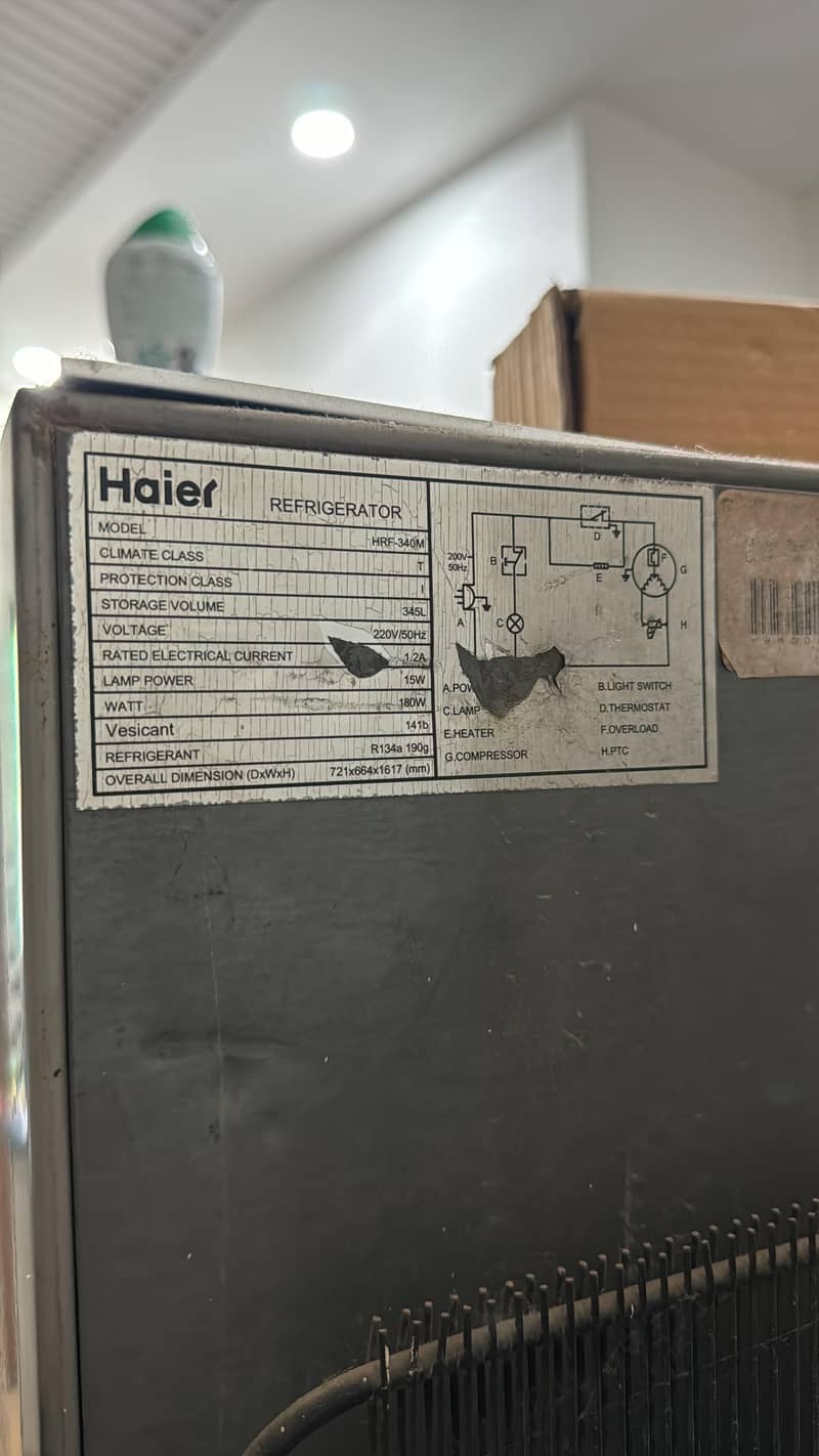 Haier Refrigerator HRF-340M 1