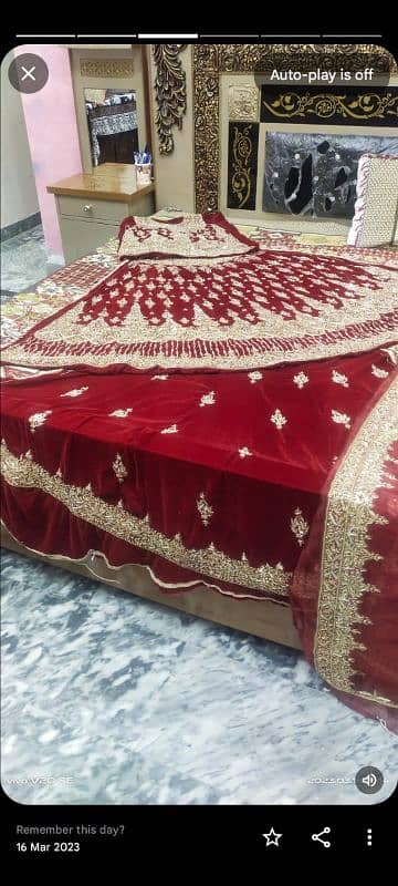 Bridal Lehenga valvet Brand New 1