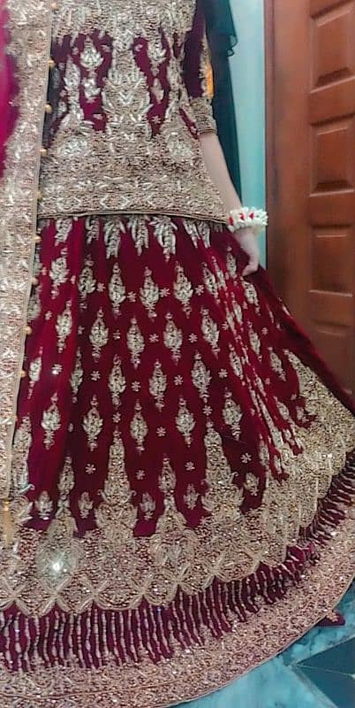 Bridal Lehenga valvet Brand New 2