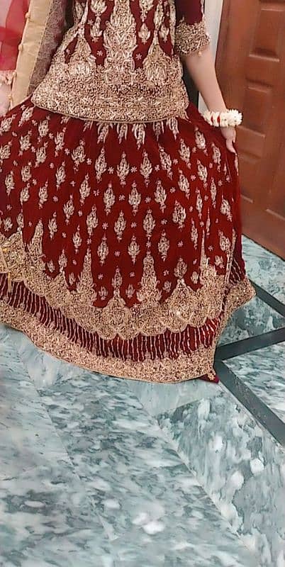 Bridal Lehenga valvet Brand New 5