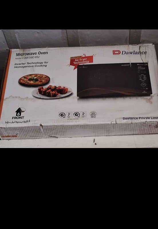 Dawlance micro oven 25 litre model number 560 use only 2 months 7