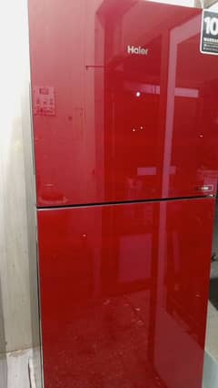 Haier glass door fridge