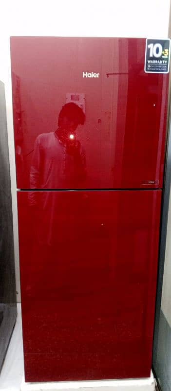 Haier glass door fridge 2