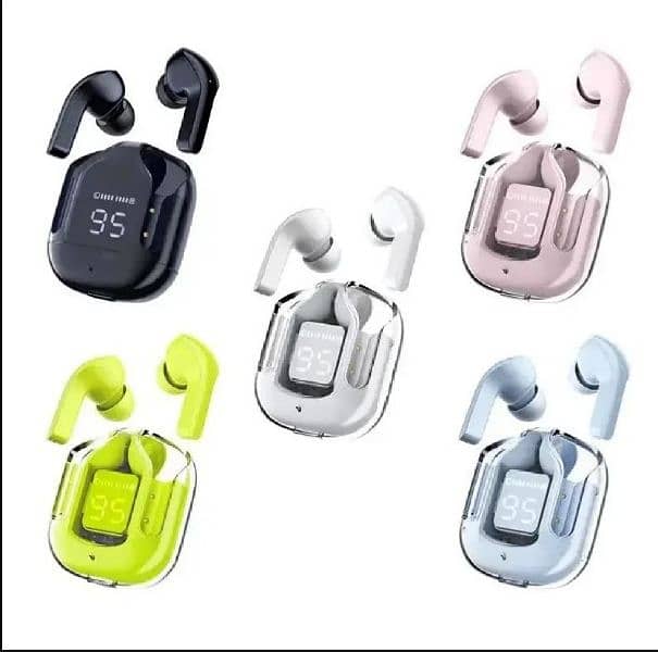 EARBUDS AIR 31 AIRPODS WITH CRYSTAL TRANSPARENT CASE 2