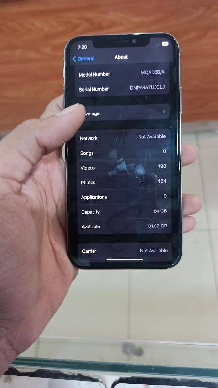 iPhone x 64gb all ok 8