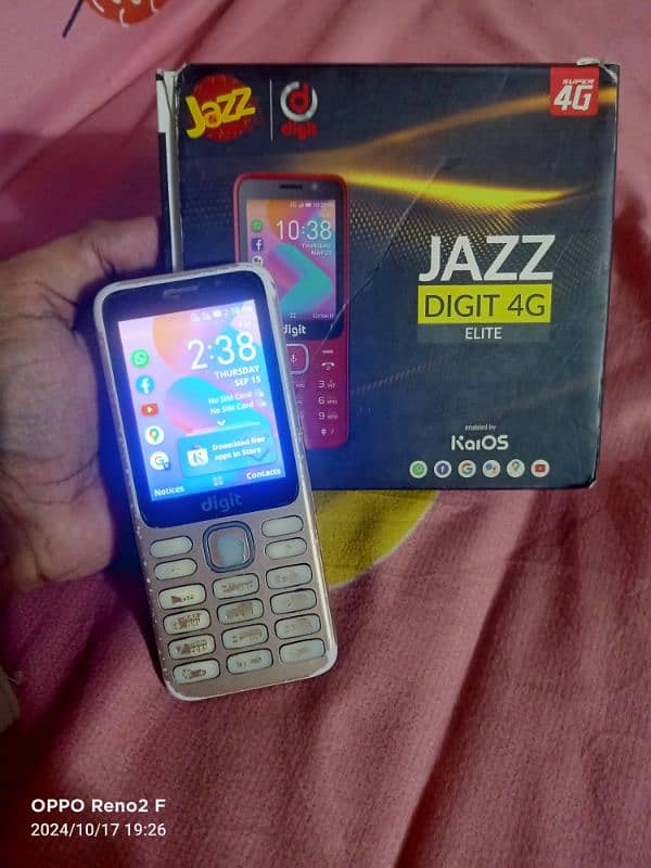 jazz 4g digit phone with box 2