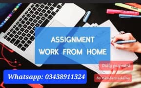 assignment writing work from home