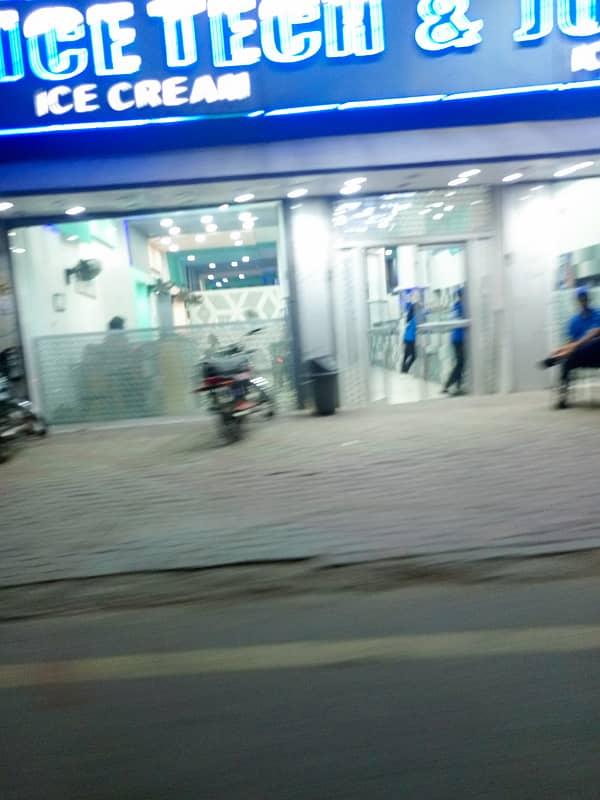 pharmacy hall for rent in Faisal town on main road rushi area 1