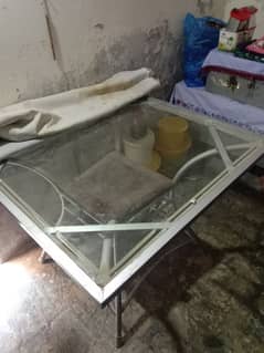 aluminum table