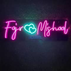 Neon logo and sign