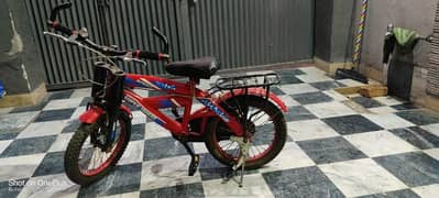 Red bicycle for 5-8 years child 0