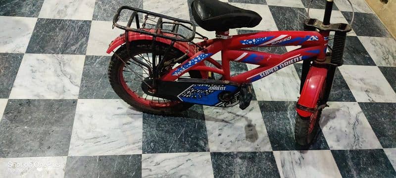 Red bicycle for 5-8 years child 1