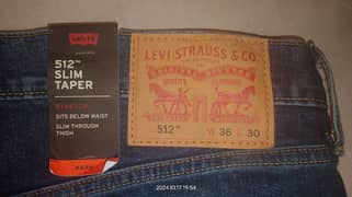 Levis 512 Slim Taper Blue Jeans | Brand New and Original product