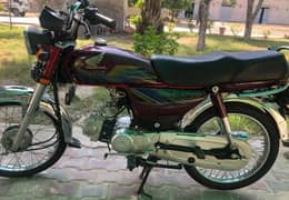 Honda 125 CG 2021 model for urgent sale