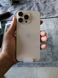 iPhone 16 pro max 256gb Dubai Desert Titanium