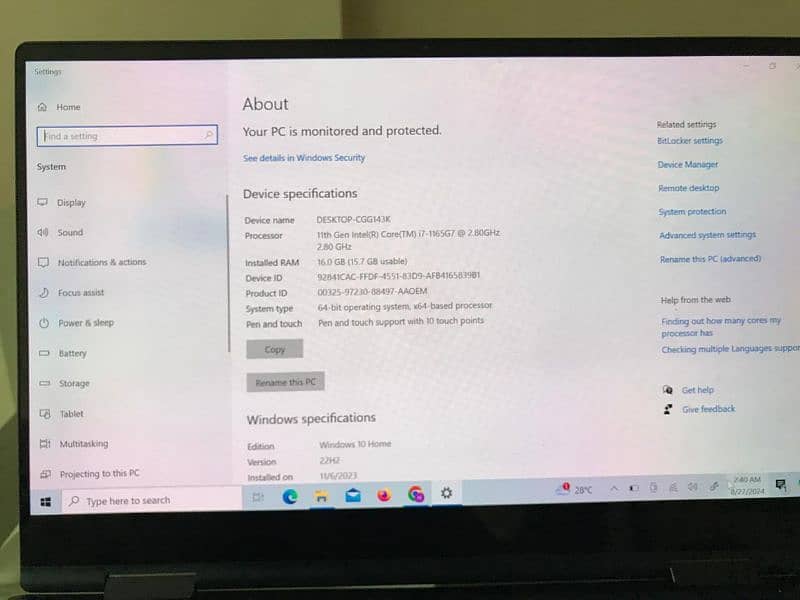 Galaxy Book Pro 360 New Condition Imported Laptop 6