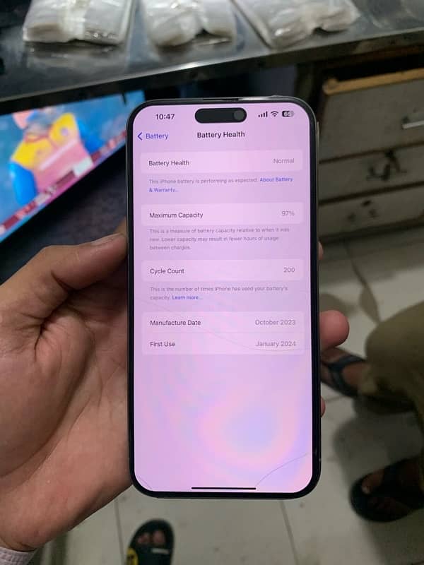 iPhone 15 pro Max 256 Pta Approved HK Model 6