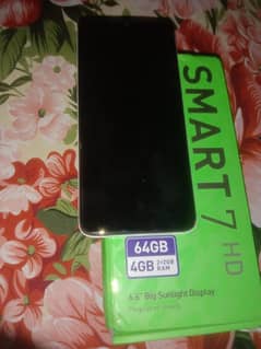 Infinix smart 7HD 4gb 64gb Sath box ha 0