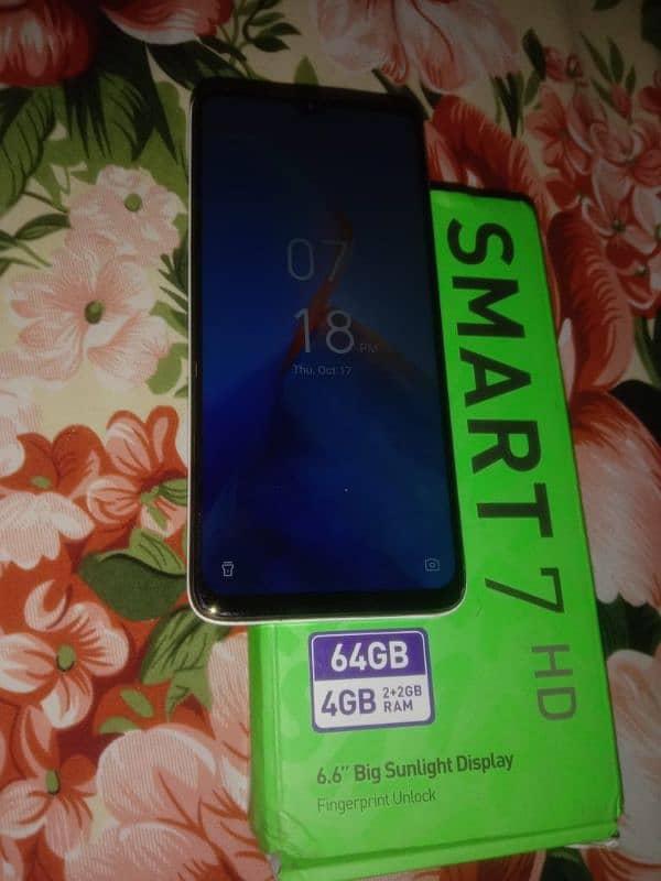 Infinix smart 7HD 4gb 64gb Sath box ha 1