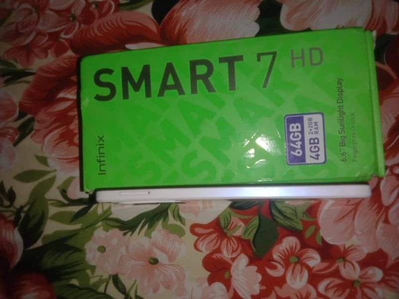 Infinix smart 7HD 4gb 64gb Sath box ha 3