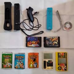 wii controller sega cassette psp game tandy casio hand game Pokemon