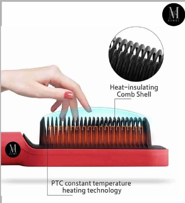 hair straightener brush curling 3