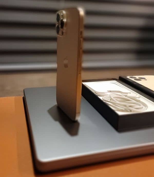 Iphone 13 Pro Max Golden 10/10 Official PTA 11