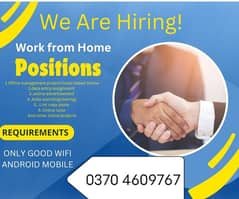 online jobs/full time/part time/simple typing jobs for boys and girls