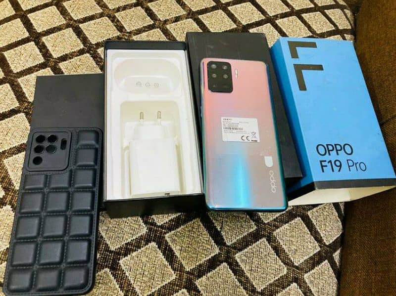 oppo f19 pro 8+8/128 complete Saman 1