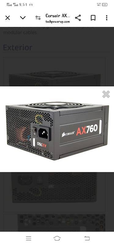 corsair ax760 gaming power supply 5