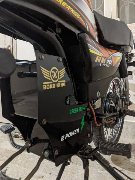 Road King E-Bike RK 70 E power Karachi number 8