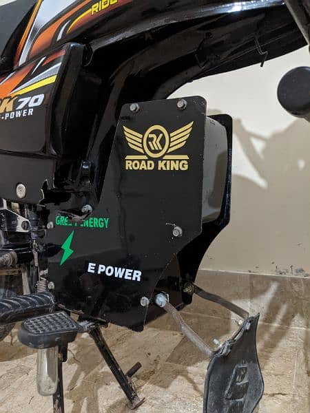 Road King E-Bike RK 70 E power Karachi number 9