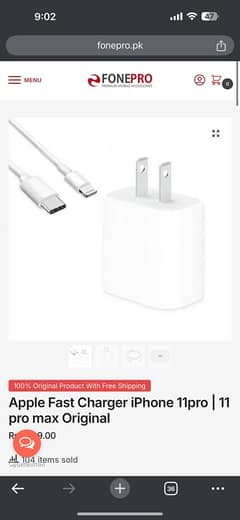 Apple iPhone 11 Pro Max Fast Charger