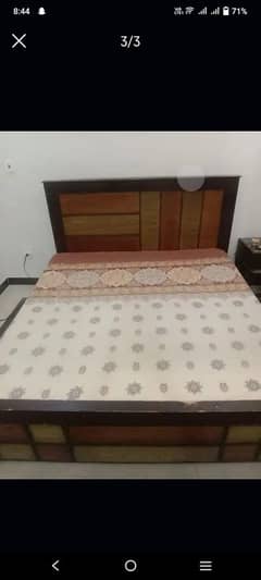 Affordable bed with mattress