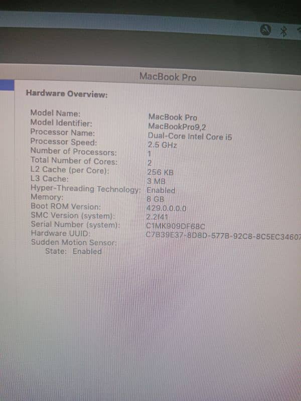 MacBook pro i5 2012 mid 6