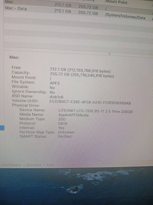 MacBook pro i5 2012 mid 7