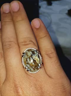 shajri aqeeq with chandi ki ring