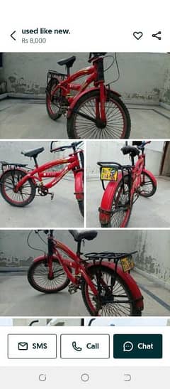 red cycle for age 7 to 12 kids