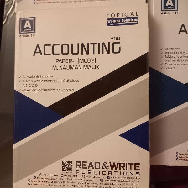 Accounting o a level 2