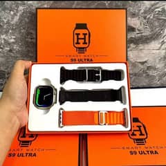 S9 Ultra 49mm (3 Straps) Smart Watch Series 9 With