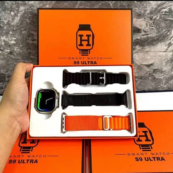 S9 Ultra 49mm (3 Straps) Smart Watch Series 9 With 0