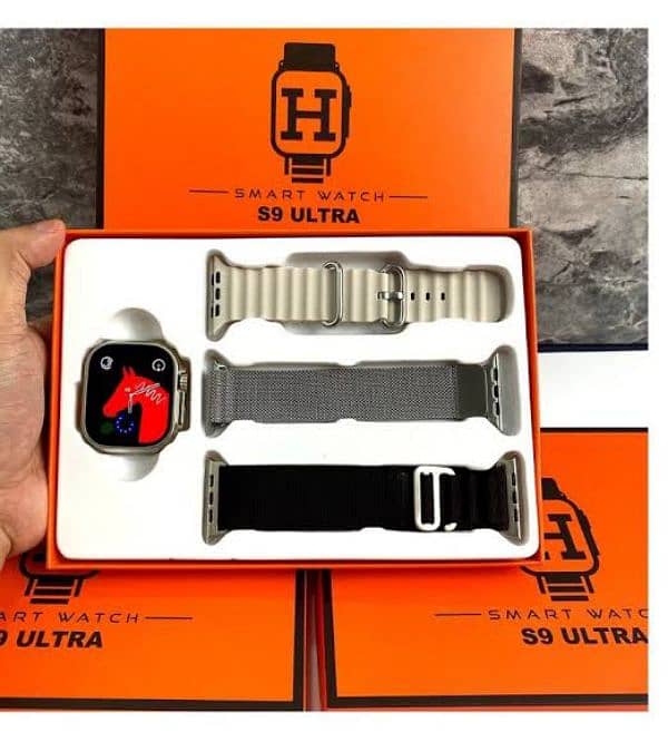 S9 Ultra 49mm (3 Straps) Smart Watch Series 9 With 1