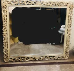 Elegant wooden mirror for sale