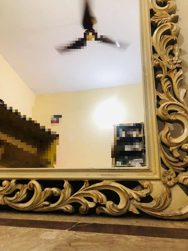 Elegant wooden mirror for sale 1