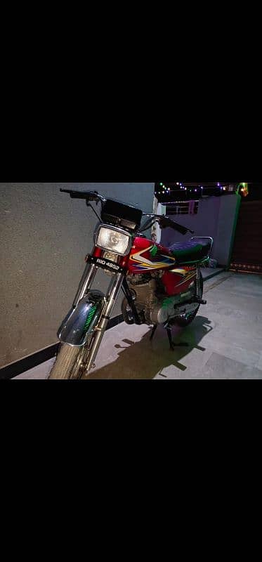 Honda CG 125 Red Color 2019 modal complete documents with smart card 2