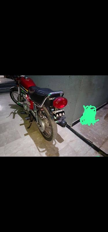 Honda CG 125 Red Color 2019 modal complete documents with smart card 3