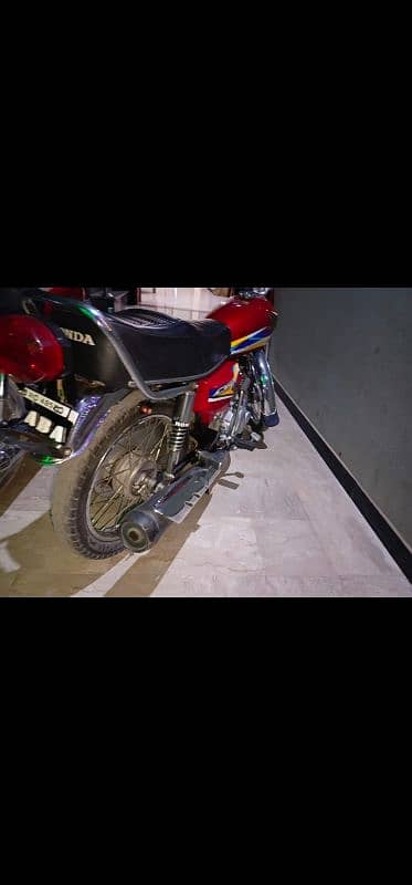 Honda CG 125 Red Color 2019 modal complete documents with smart card 4