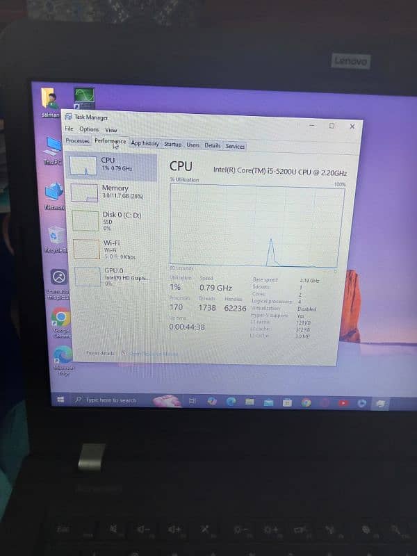 Core i5 5th Gen 12gb ram 400 ssd Condition 10/09 5