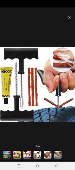 tubless car tire repair toolkit/ puncture tool kit