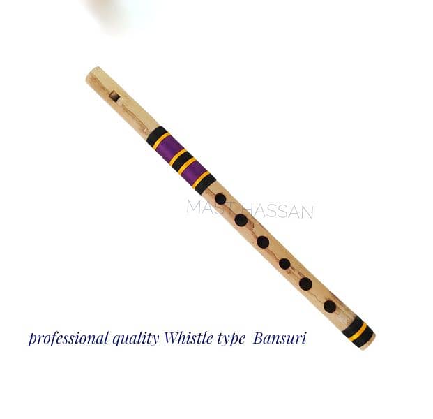 Bulbul Flute All Scale Natural Medium Right Hand  Bansuri 1